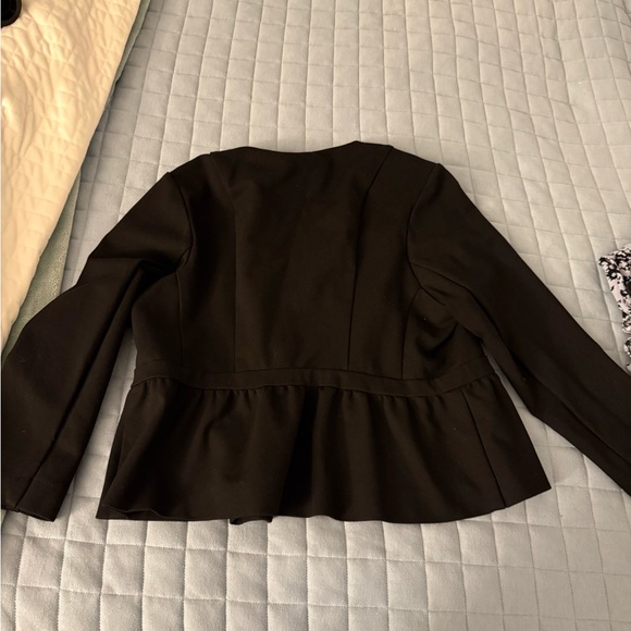 Seraphine Peplum Classic Black Blazer - Picture 3 of 4